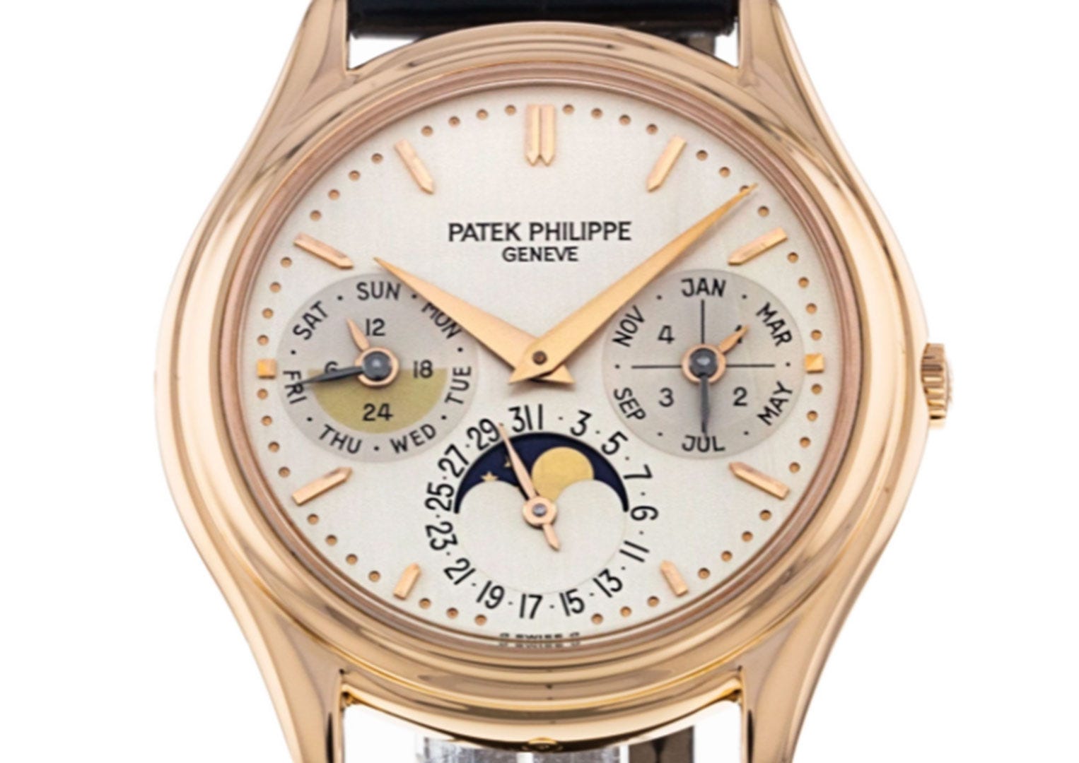 Vladimir Putin wears a Patek Philippe similar to this model